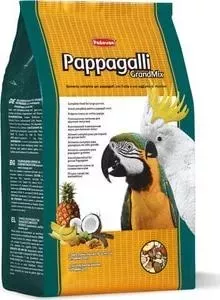 Корм Padovan GRANDMIX Pappagalli комплексный основной для крупных попугаев 2кг