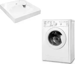 Стиральная машина INDESIT с раковиной IWUB 4085, Эстет Lea 60