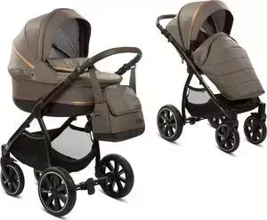 Коляска 2 в 1 Noordi 2 в 1 Sole Sport NEW(Dark Brown 829) (123351)