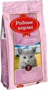 Сухой корм Родные Корма Индейка 34/19 для котят 5 русских фунтов 2,045кг
