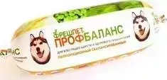 Консервы ПРОФБАЛАНС ФРЕШПЕТ Мясной ролл с курицей, сердцем и овсянкой для собак 400г