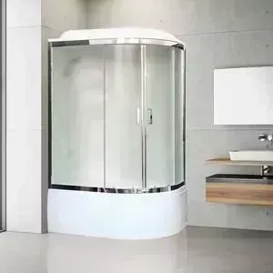 Душевая кабина Royal Bath BK3 120х80х217 стекло белое/шиншилла, левая (RB8120BK3-WC-CH-L)