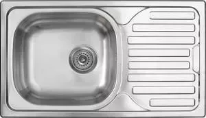 Мойка кухонная ZIGMUND SHTAIN Rechteck 765.6 polished с сифоном (4250055638086)