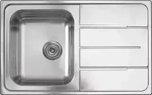 Мойка кухонная ZIGMUND SHTAIN Rechteck 790.8 Polished с сифоном (4250055638178)