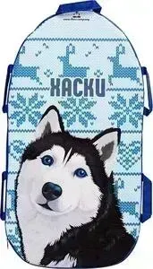 Санки БАРС -ледянки SNOWKID Хаски цвет синий, 80 см.