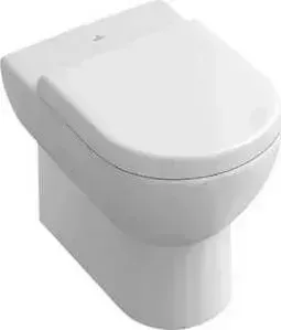 Унитаз приставной Villeroy Boch Subway с сиденьем микролифт, белый альпин (6607 1001, 9M55 S101)