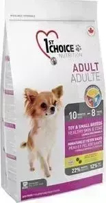 Сухой корм 1-ST CHOICE Adult Dog Toy Small Healthy Skin Coat LambFish с ягненком и рыбой для кожи и шерсти для собак мелких пород 2,72кг(102.3011): ха
