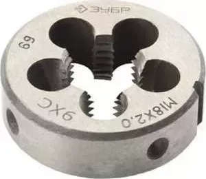 Плашка ЗУБР "Мастер" круглая М20x2 (4-28022-20-2.0)