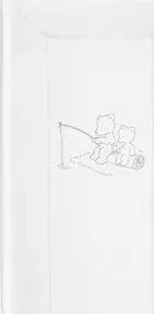 Матраc пеленальный Ceba Baby 70 см с изголовьем на 120*60 см Papa Bear white W-201-004-100