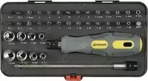 Набор STAYER отвертка Max-Grip реверсивная 38 предметов (25929-H38 G)