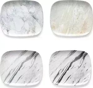 Набор из 4 тарелок Guzzini 4 29 см Fusion Carrara (11310052)