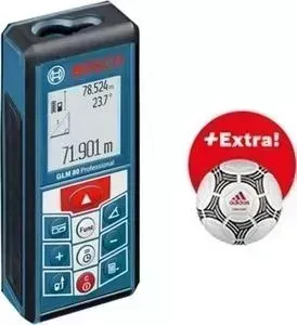 Лазерный дальномер BOSCH GLM 80 Professional и мяч Adidas