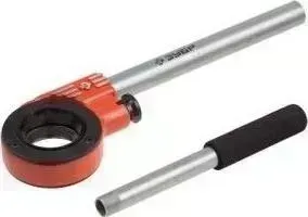 Трещотка ЗУБР Эксперт с удлинителем к клуппам 1/4" - 1 1/4", 620мм (28275-1/4-5/4)