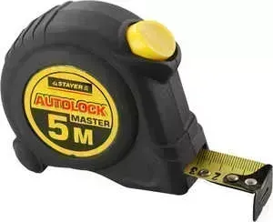 Рулетка STAYER 5м х25мм Autolock (2-34126-05-25)