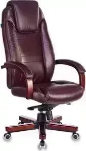 Кресло офисное БЮРОКРАТ T-9923 walnut/brown