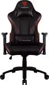 Кресло офисное ThunderX3 компьютерное RC3 black-red AIR HEX, с подсветкой 7 цветов