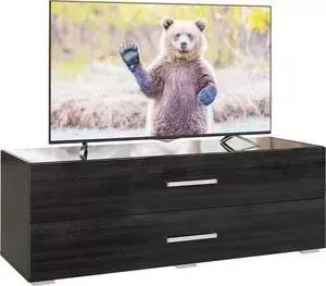 Тумба под телевизор Мэри ТВ Капучино дуб венге / metallic ELM