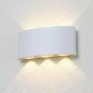 Уличный настенный светодиодный светильник Crystal Lux CLT 023W3 WH