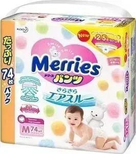 Трусики MERRIES M (6-11 кг) 74 шт 4901301-259691