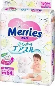 Подгузники MERRIES M (6-11 кг) 64 шт 4901301-230843