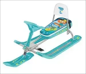 Снегокат НИКА Тимка спорт ТС4-1 / К2 с котом Nika kids серый каркас