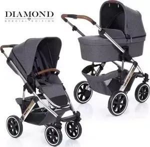 Коляска 2 в 1 FD-Design 2 в 1 Salsa 4 Air Diamond asphalt 12001061907