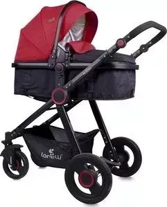 Коляска трансформер Lorelli Alexa Черно-красный / BlackRed 1800