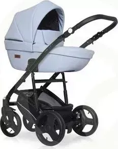 Коляска 2 в 1 Riko Basic 2 в 1 Aicon Pastel 03 голубой