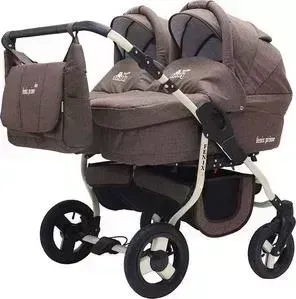 Коляска 2 в 1 Bart Plast 2 в 1 FENIX DUO PRIME 05 коричневый лен