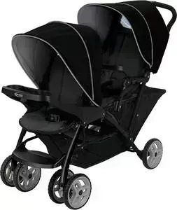 Коляска для двойни GRACO STADIUM DUO BLACK GREY 6L199BGRU