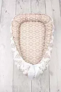 Позиционер для сна AmaroBaby кокон-гнездышко, little baby короны