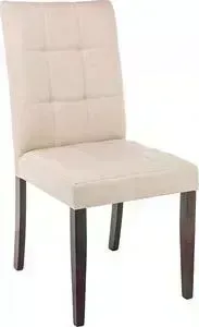 Стул Woodville Madina dark walnut/fabric cream