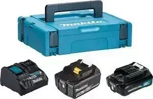 Набор аккумулятор и зарядное устройство MAKITA и DC18RE-1 шт, BL1021B-1 шт, BL1850B-1 шт (199024-2)