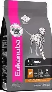 Сухой корм Eukanuba Adult Dog Lamb Rice Formula с ягненком и рисом для взрослых собак всех пород 2,5кг