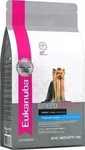 Сухой корм Eukanuba Adult Dog Breed Specific Yorkshire Terrier здоровье кожи и шерсти для собак породы йоркширский терьер 1кг