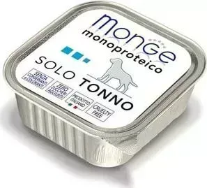 Консервы Monge Dog Monoproteico Solo Pate Tuna паштет из тунца для собак 150г