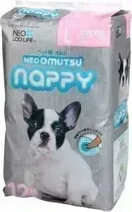 Подгузники Neo Loo Life Neo Omutsu Nappy размер L для собак весом 7-12кг 12шт