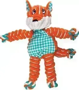 Игрушка KONG Floppy Knots Fox Small/Medium Dog "Лиса" малая 24х15см для собак мелких и средних пород