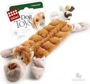 Игрушка GiGwi Dog Toys Squeaker обезьяна с 19-тью пищалками для собаки (75088)