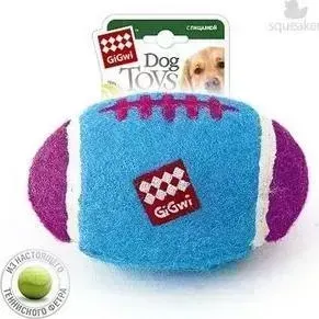 Игрушка GiGwi Dog Toys Squeaker мяч с пищалкой большой для собак (75272)