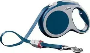 Рулетка Flexi VARIO L лента 5м синяя для собак до 60кг