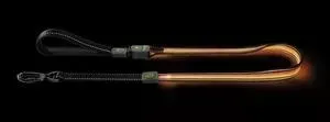 Поводок Hunter Manoa Glow 30/120 оранжевый светящийся для собак
