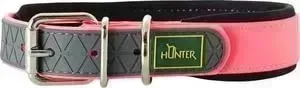 Ошейник Hunter Convenience Comfort 40 neonpink (27-35см) биотановый мягкая горловина розовый неон для собак
