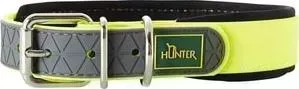 Ошейник Hunter Convenience Comfort 40 neongelb (27-35см) биотановый мягкая горловина желтый неон для собак