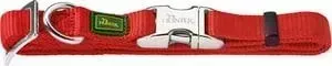 Ошейник Hunter Collar Vario Basic ALU-Strong L/25 (45-65см) нейлон с металлической застежкой красный для собак