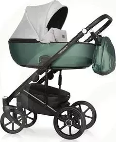 Коляска 2 в 1 Riko Basic 2 в 1 OZON Shine 05 изумруд-серый