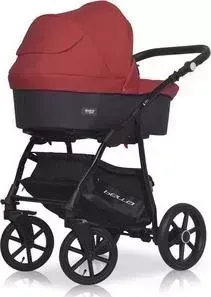 Коляска 2 в 1 Riko Basic 2 в 1 BELLA 10 серый-красный