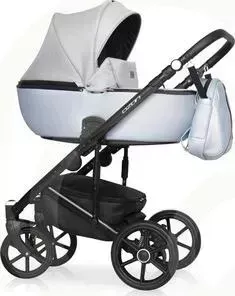Коляска 2 в 1 Riko Basic 2 в 1 OZON Shine 02 голубой--серый