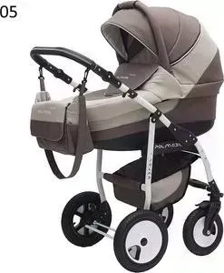 Коляска 2 в 1 Polmobil 2 в 1 SOLAR 05 шоколадный