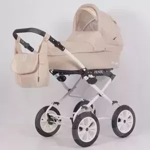 Коляска 2 в 1 Bart Plast 2 в 1 FENIX PRIME Classic 06 бежевый лен